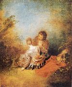 The Indiscretion Jean-Antoine Watteau